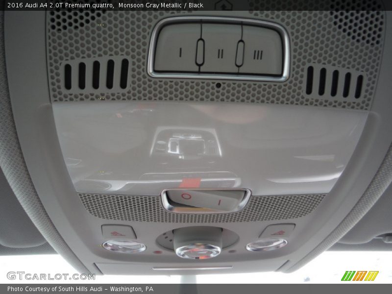 Monsoon Gray Metallic / Black 2016 Audi A4 2.0T Premium quattro