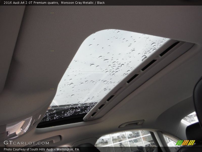 Monsoon Gray Metallic / Black 2016 Audi A4 2.0T Premium quattro