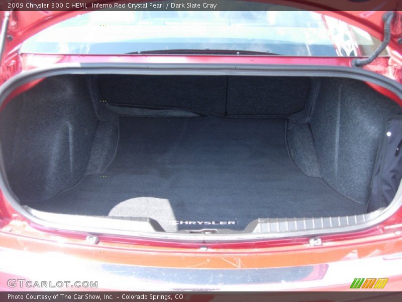 Inferno Red Crystal Pearl / Dark Slate Gray 2009 Chrysler 300 C HEMI