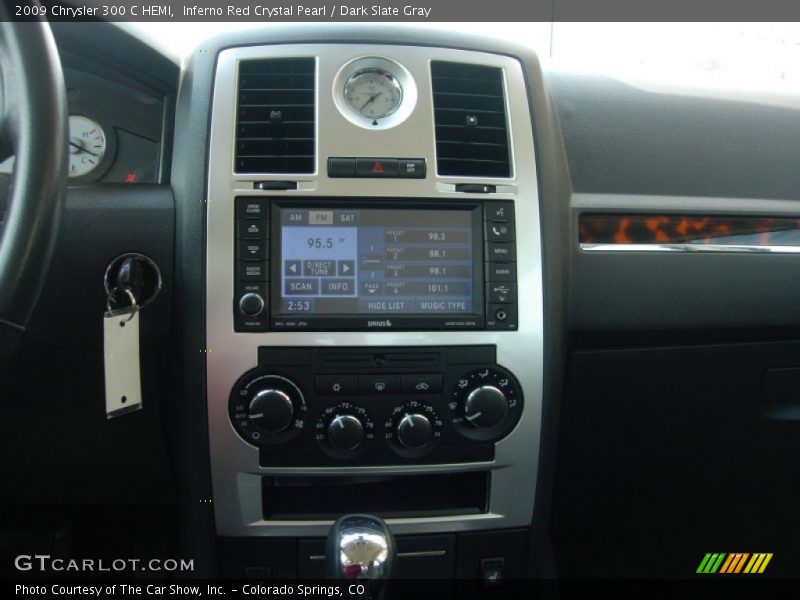 Inferno Red Crystal Pearl / Dark Slate Gray 2009 Chrysler 300 C HEMI