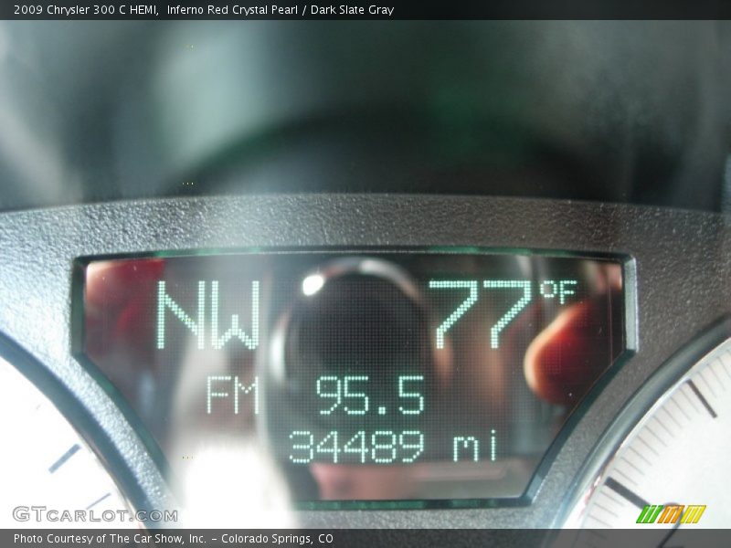 Inferno Red Crystal Pearl / Dark Slate Gray 2009 Chrysler 300 C HEMI
