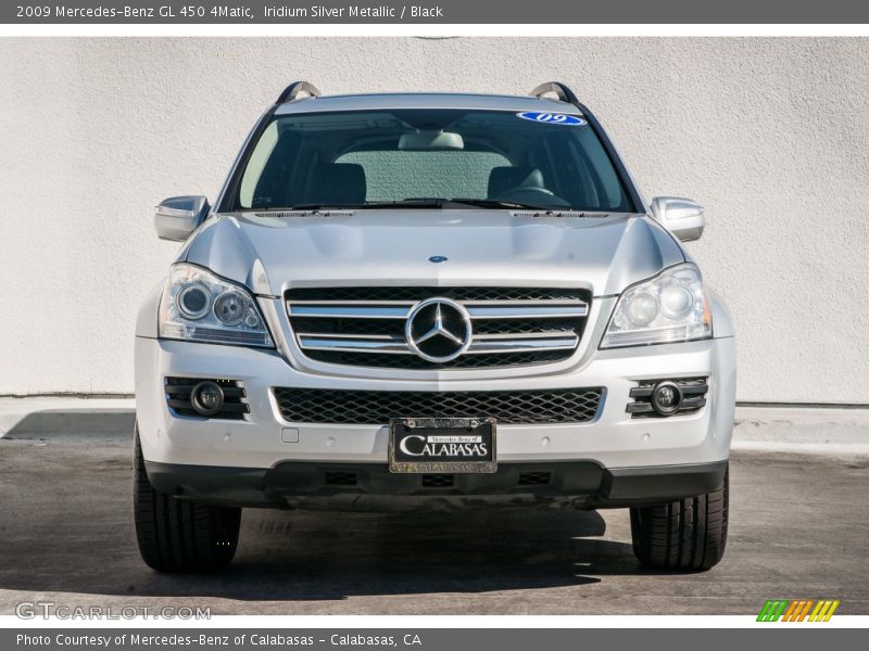 Iridium Silver Metallic / Black 2009 Mercedes-Benz GL 450 4Matic