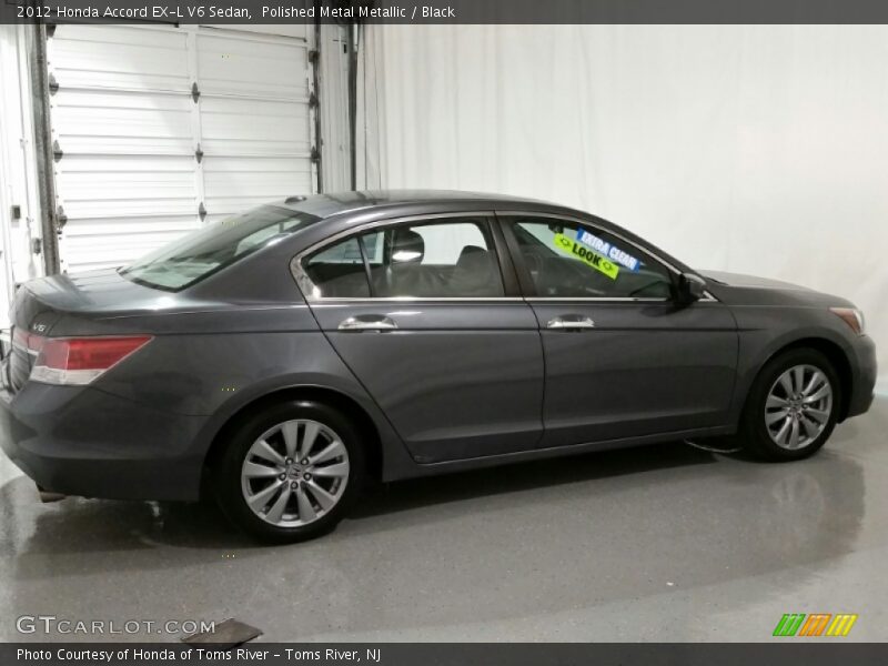 Polished Metal Metallic / Black 2012 Honda Accord EX-L V6 Sedan