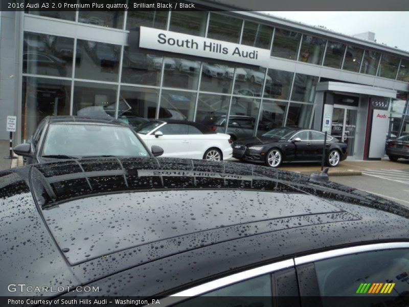 Brilliant Black / Black 2016 Audi A3 2.0 Premium Plus quattro