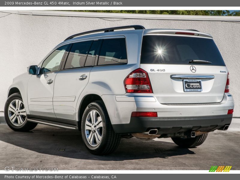 Iridium Silver Metallic / Black 2009 Mercedes-Benz GL 450 4Matic
