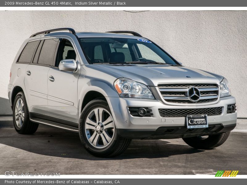 Iridium Silver Metallic / Black 2009 Mercedes-Benz GL 450 4Matic