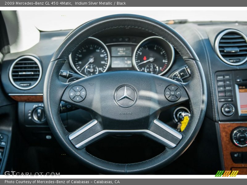 Iridium Silver Metallic / Black 2009 Mercedes-Benz GL 450 4Matic