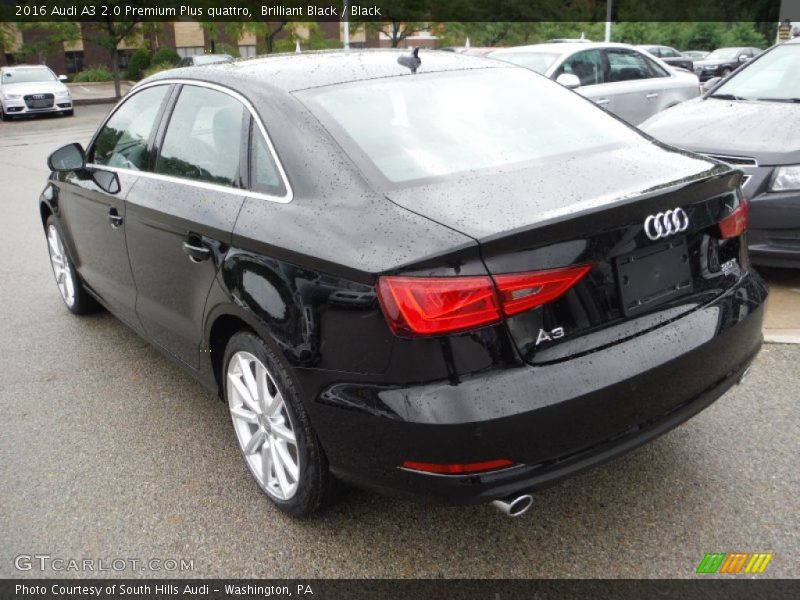 Brilliant Black / Black 2016 Audi A3 2.0 Premium Plus quattro