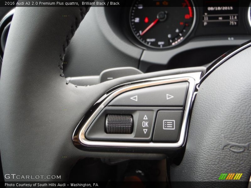 Brilliant Black / Black 2016 Audi A3 2.0 Premium Plus quattro