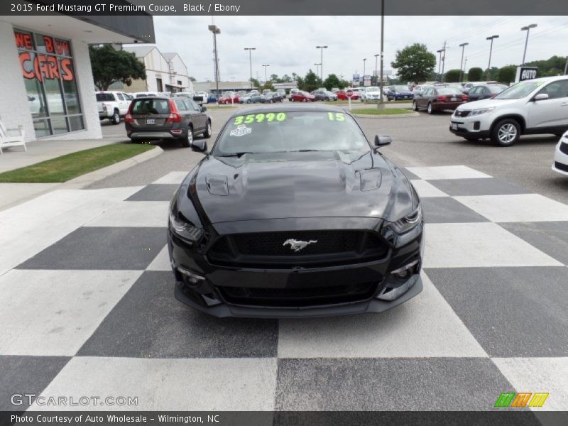 Black / Ebony 2015 Ford Mustang GT Premium Coupe