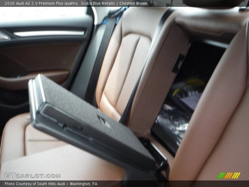 Scuba Blue Metallic / Chestnut Brown 2016 Audi A3 2.0 Premium Plus quattro