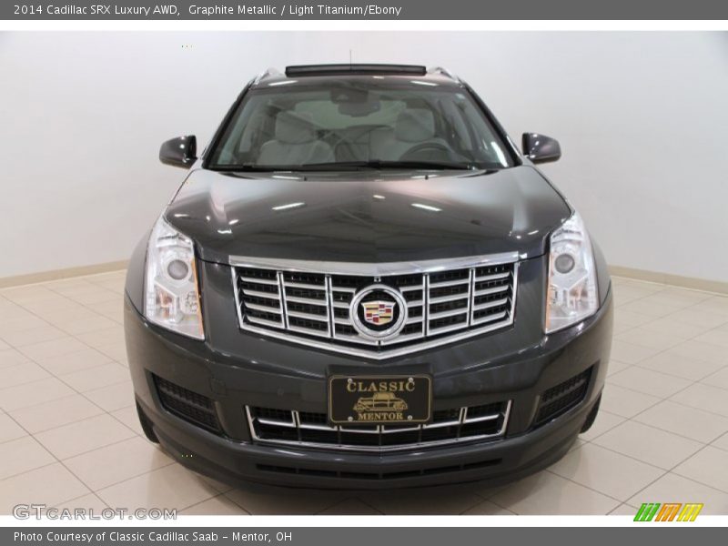 Graphite Metallic / Light Titanium/Ebony 2014 Cadillac SRX Luxury AWD