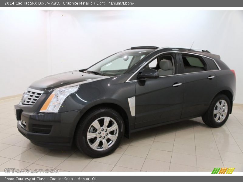 Graphite Metallic / Light Titanium/Ebony 2014 Cadillac SRX Luxury AWD