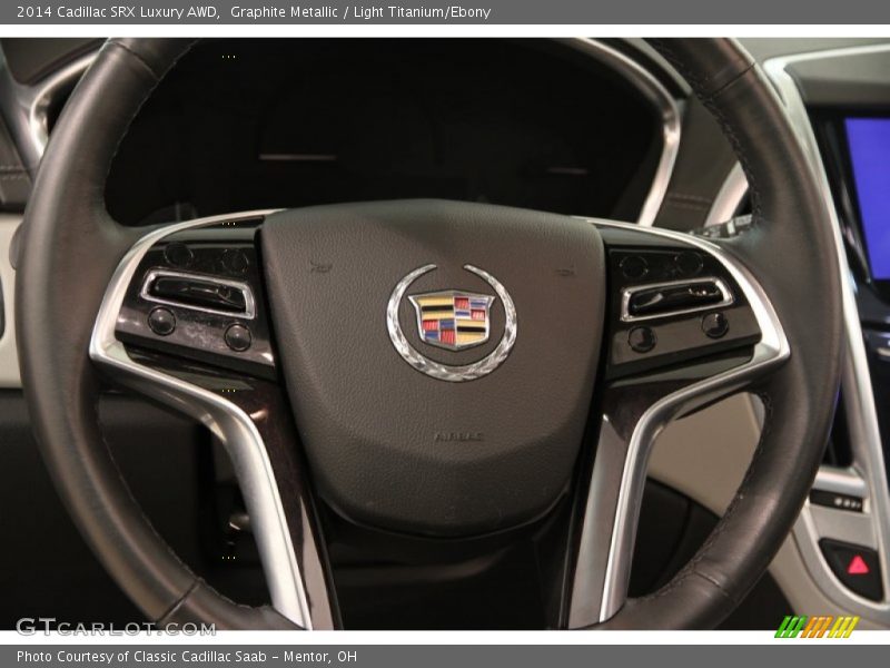 Graphite Metallic / Light Titanium/Ebony 2014 Cadillac SRX Luxury AWD