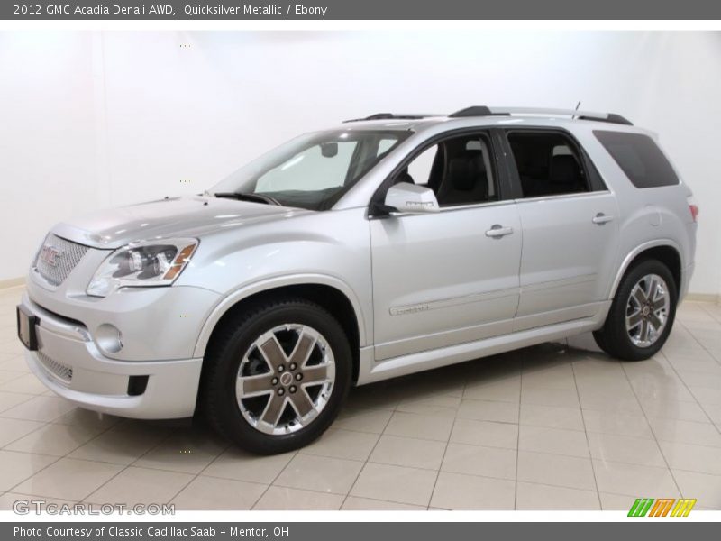 Quicksilver Metallic / Ebony 2012 GMC Acadia Denali AWD
