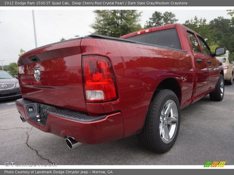 Deep Cherry Red Crystal Pearl / Dark Slate Gray/Medium Graystone 2012 Dodge Ram 1500 ST Quad Cab