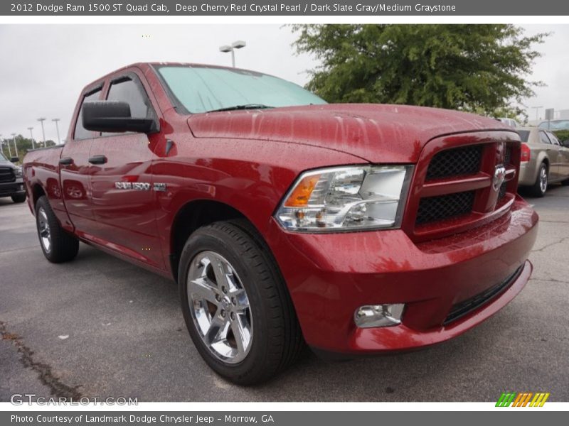 Deep Cherry Red Crystal Pearl / Dark Slate Gray/Medium Graystone 2012 Dodge Ram 1500 ST Quad Cab