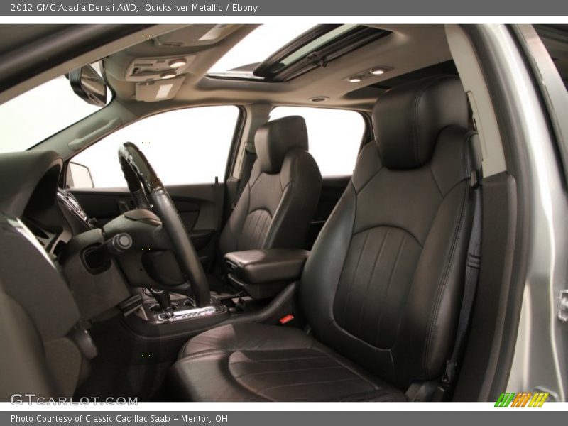 Quicksilver Metallic / Ebony 2012 GMC Acadia Denali AWD
