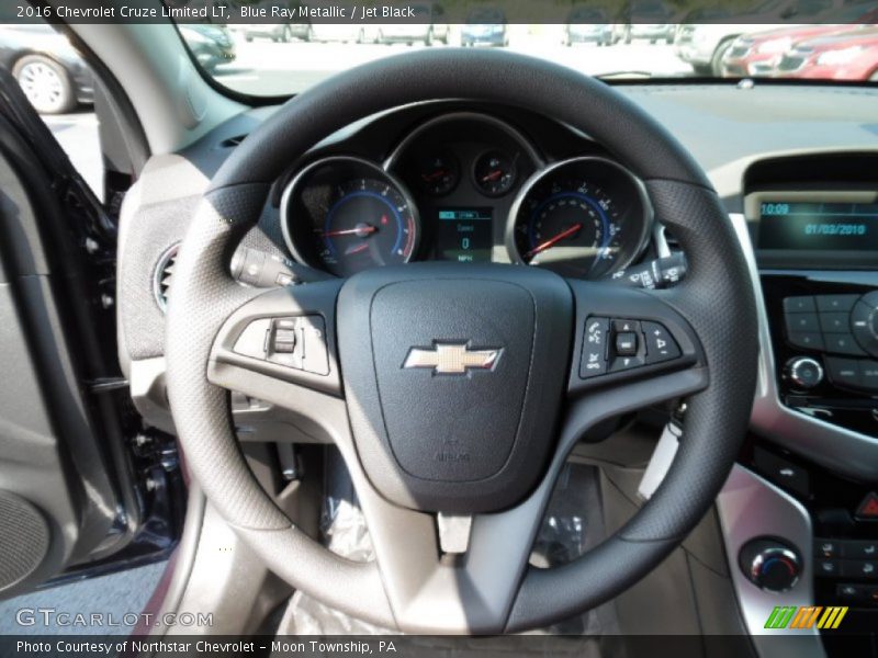 Blue Ray Metallic / Jet Black 2016 Chevrolet Cruze Limited LT