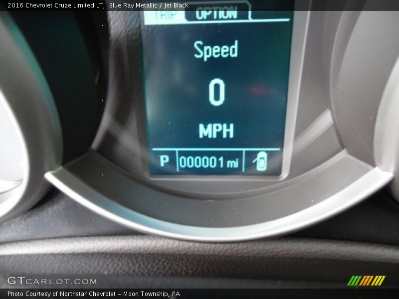 Blue Ray Metallic / Jet Black 2016 Chevrolet Cruze Limited LT