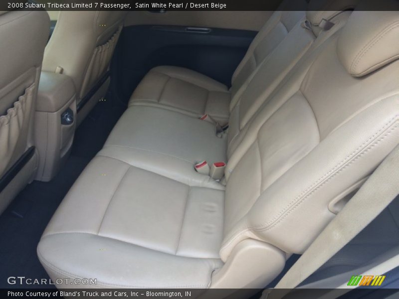 Satin White Pearl / Desert Beige 2008 Subaru Tribeca Limited 7 Passenger