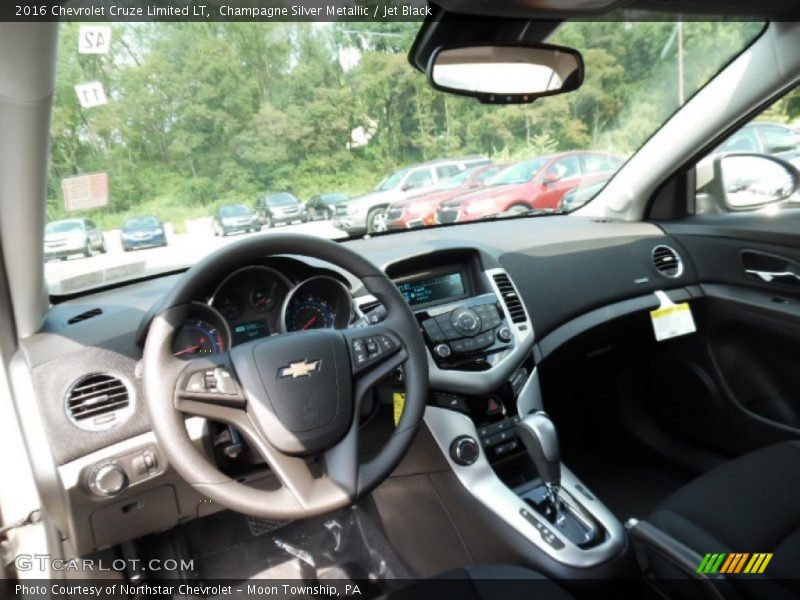 Champagne Silver Metallic / Jet Black 2016 Chevrolet Cruze Limited LT