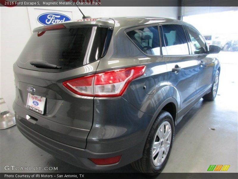 Magnetic Metallic / Charcoal Black 2016 Ford Escape S