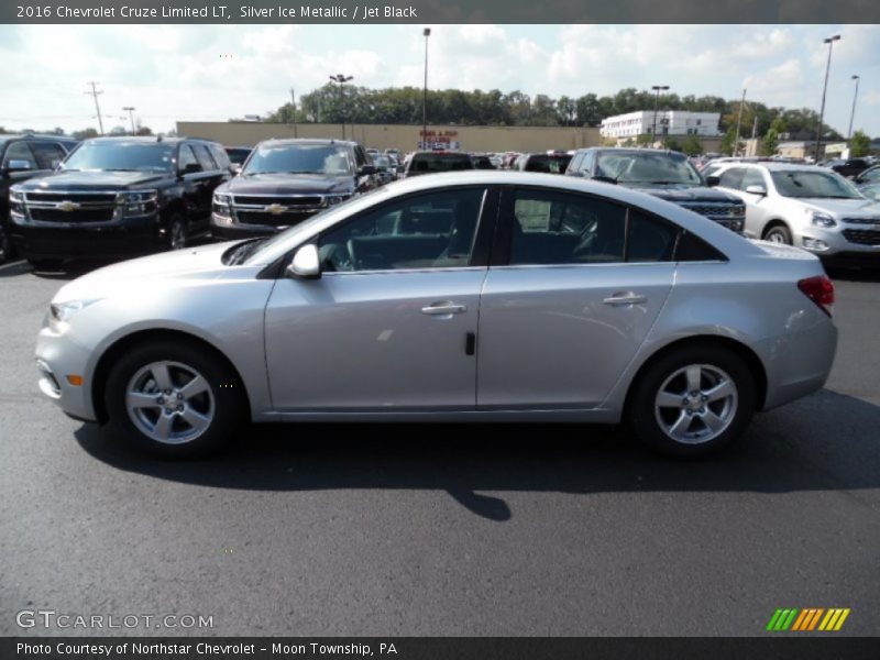 Silver Ice Metallic / Jet Black 2016 Chevrolet Cruze Limited LT