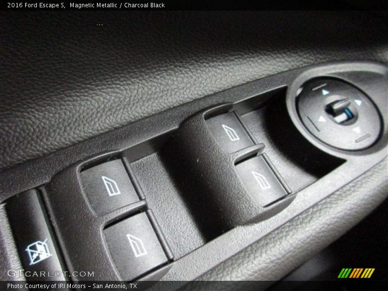 Magnetic Metallic / Charcoal Black 2016 Ford Escape S