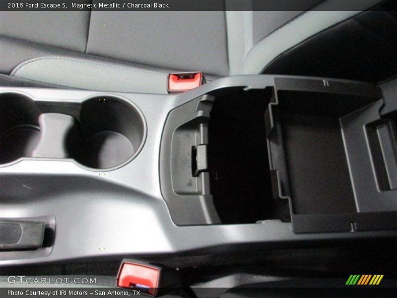Magnetic Metallic / Charcoal Black 2016 Ford Escape S
