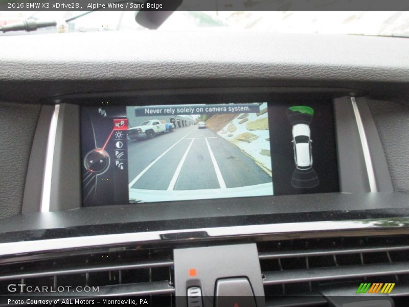 Alpine White / Sand Beige 2016 BMW X3 xDrive28i