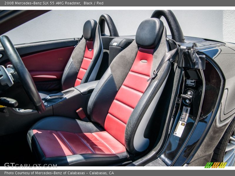 Front Seat of 2008 SLK 55 AMG Roadster