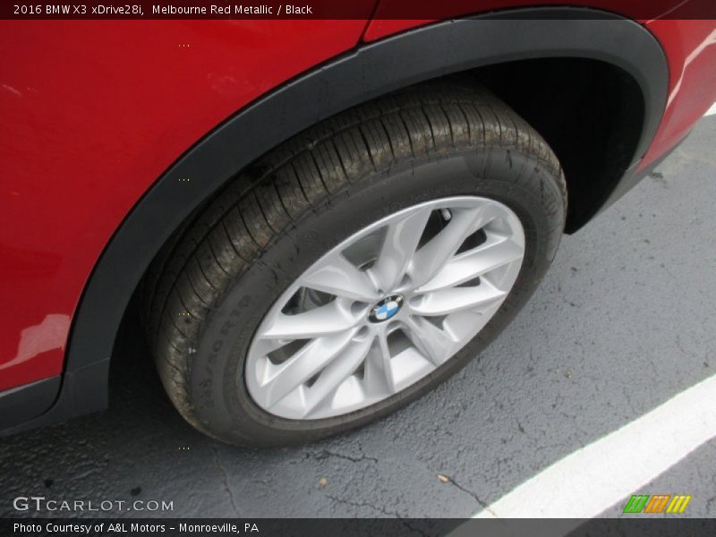 Melbourne Red Metallic / Black 2016 BMW X3 xDrive28i
