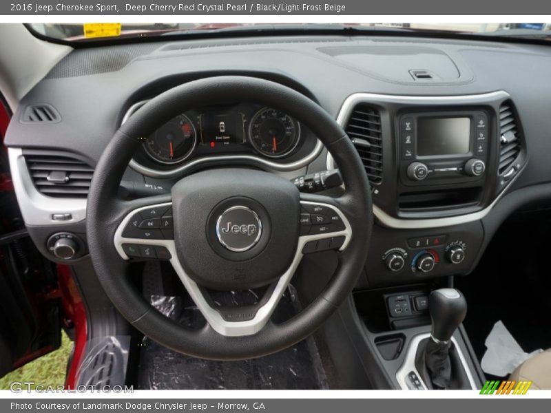 Dashboard of 2016 Cherokee Sport