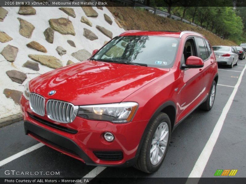 Front 3/4 View of 2016 X3 xDrive28i