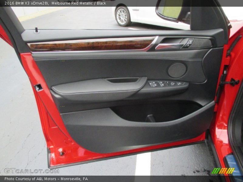 Melbourne Red Metallic / Black 2016 BMW X3 xDrive28i