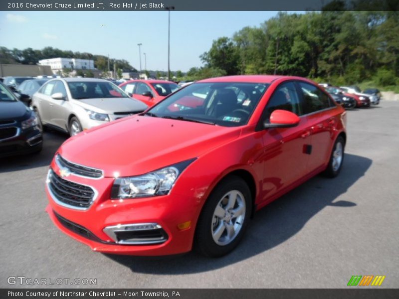 Red Hot / Jet Black 2016 Chevrolet Cruze Limited LT