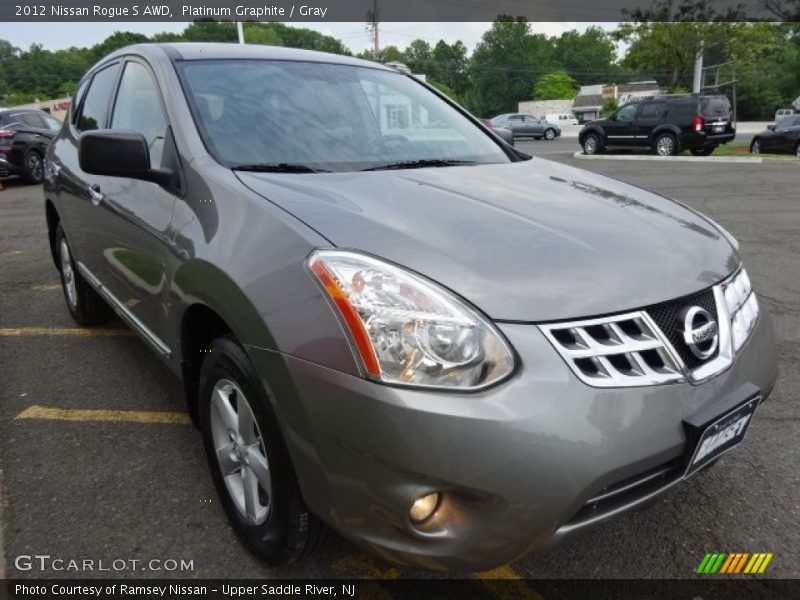 Platinum Graphite / Gray 2012 Nissan Rogue S AWD