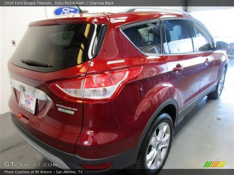 Ruby Red Metallic / Charcoal Black 2016 Ford Escape Titanium