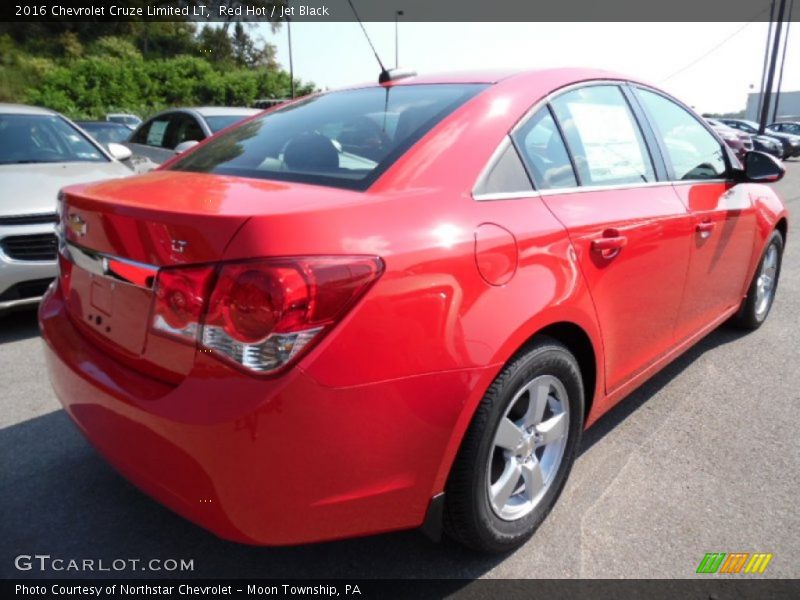 Red Hot / Jet Black 2016 Chevrolet Cruze Limited LT