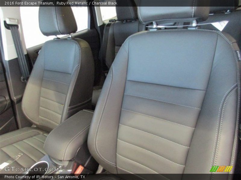 Ruby Red Metallic / Charcoal Black 2016 Ford Escape Titanium