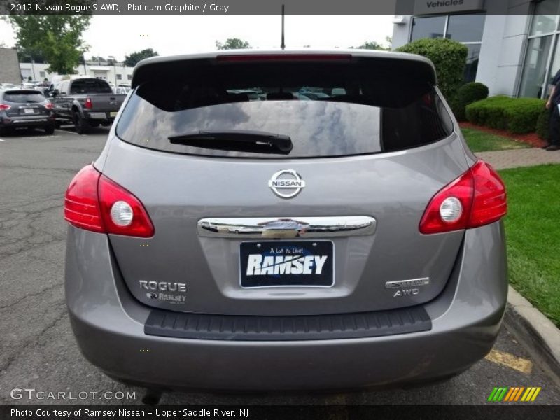 Platinum Graphite / Gray 2012 Nissan Rogue S AWD