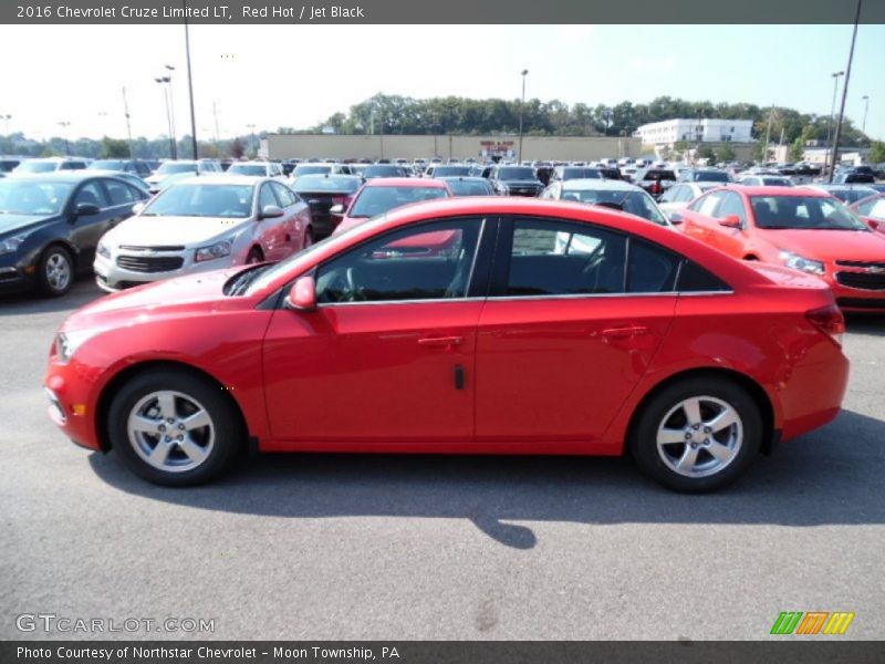 Red Hot / Jet Black 2016 Chevrolet Cruze Limited LT