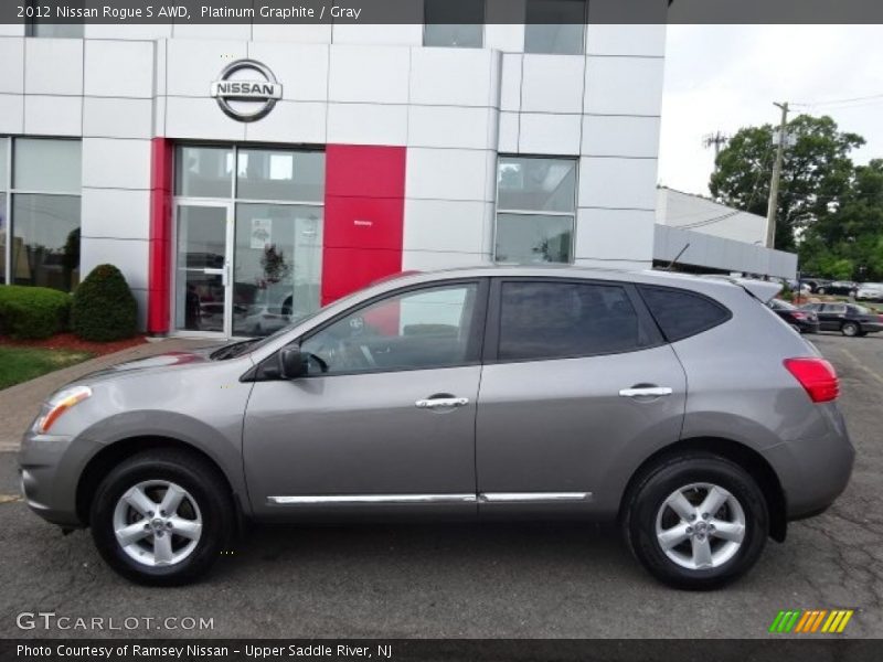 Platinum Graphite / Gray 2012 Nissan Rogue S AWD
