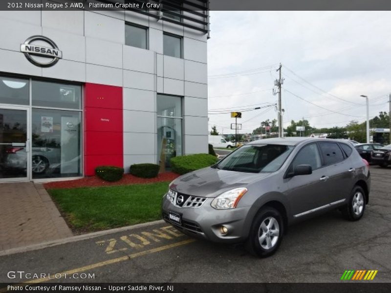 Platinum Graphite / Gray 2012 Nissan Rogue S AWD