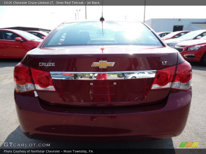 Siren Red Tintcoat / Jet Black 2016 Chevrolet Cruze Limited LT