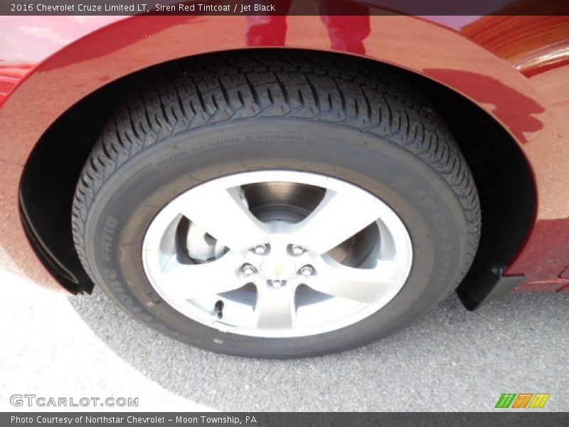 Siren Red Tintcoat / Jet Black 2016 Chevrolet Cruze Limited LT