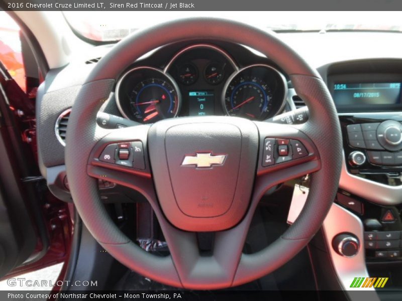 Siren Red Tintcoat / Jet Black 2016 Chevrolet Cruze Limited LT