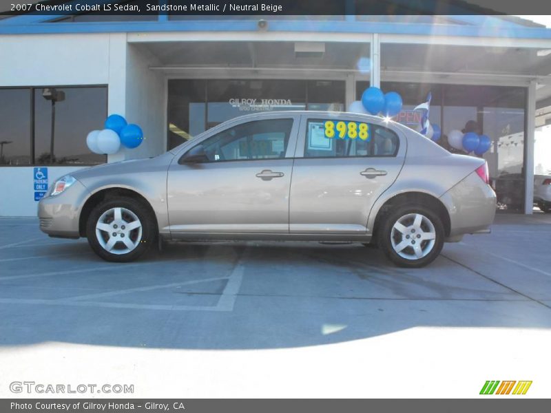 Sandstone Metallic / Neutral Beige 2007 Chevrolet Cobalt LS Sedan