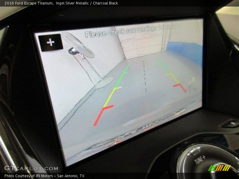 Ingot Silver Metallic / Charcoal Black 2016 Ford Escape Titanium